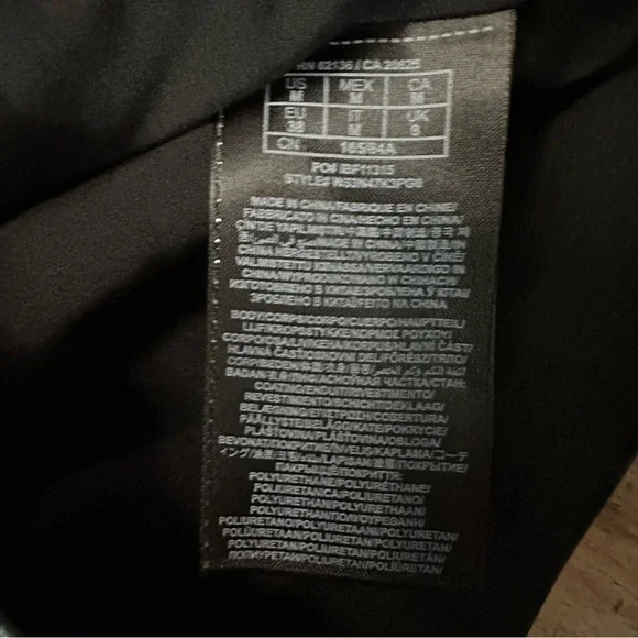 Guess Black Faux Leather Waist-Length Jacket Size Medium - Picture 12 of 12